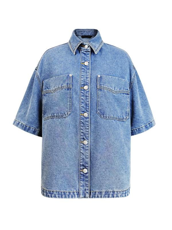 Denim summer coat (pure denim)